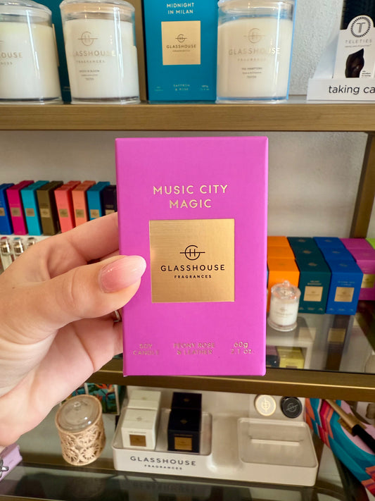 Glasshouse Candle 2.1 - Music City Magic