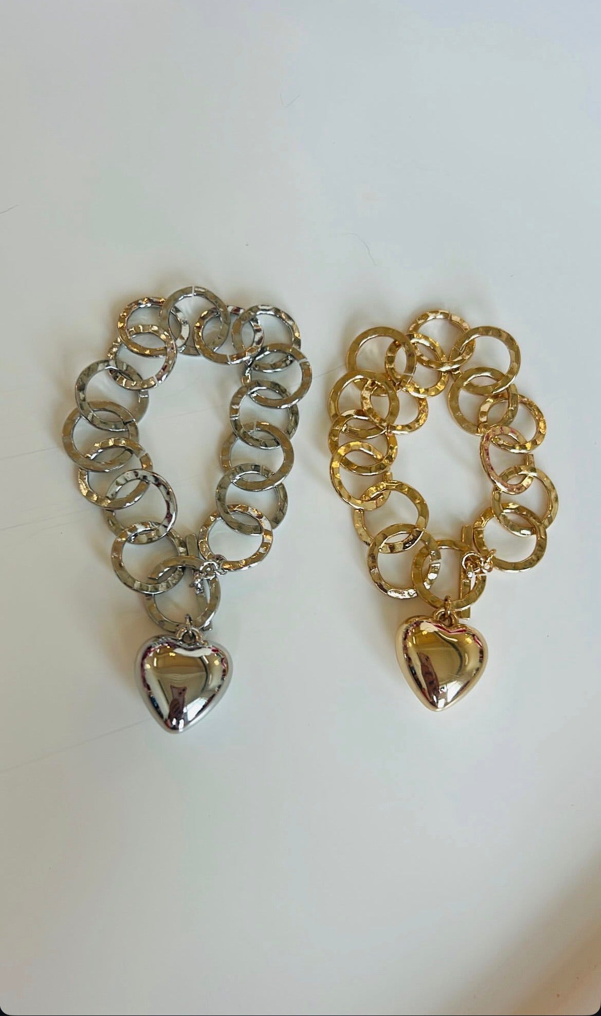 The Rylee Heart Bracelet- Gold