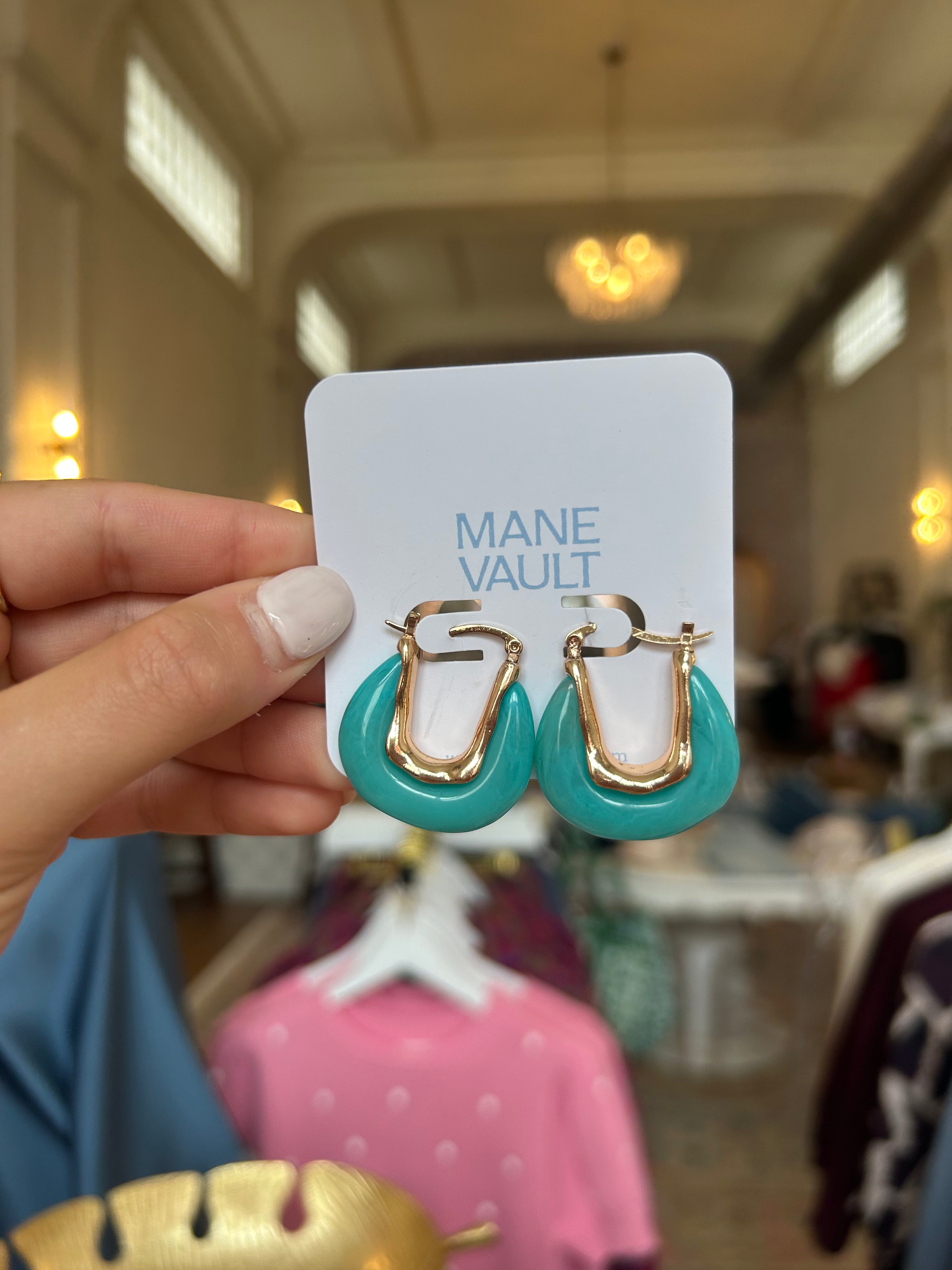 The Claire Hoops- Blue