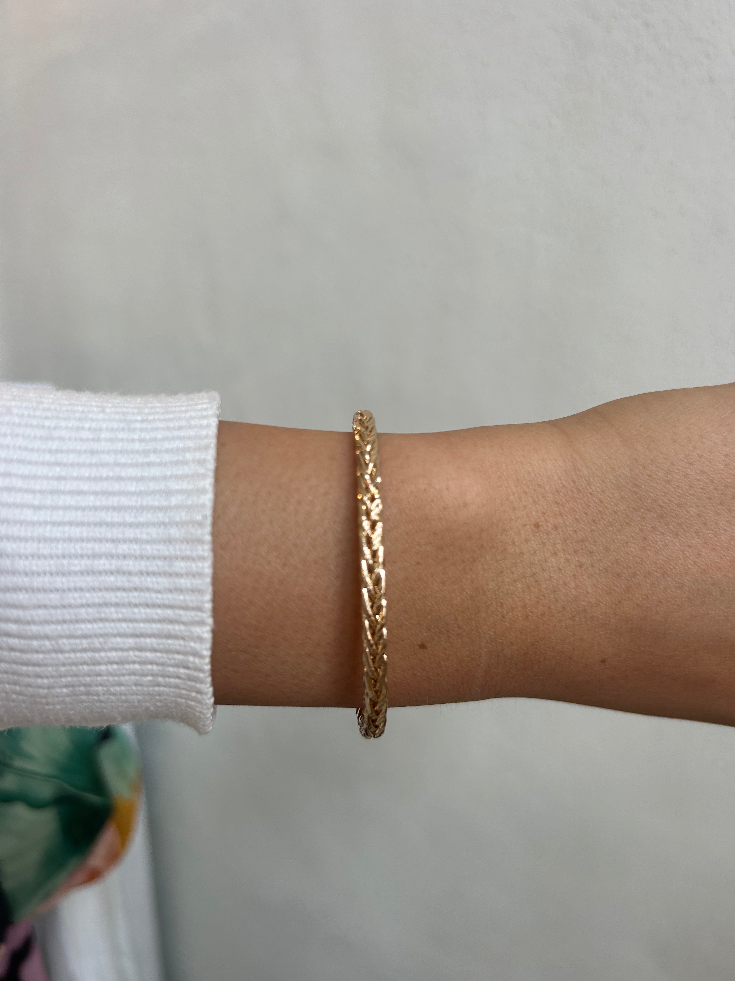 The Braided Cuff- Gold