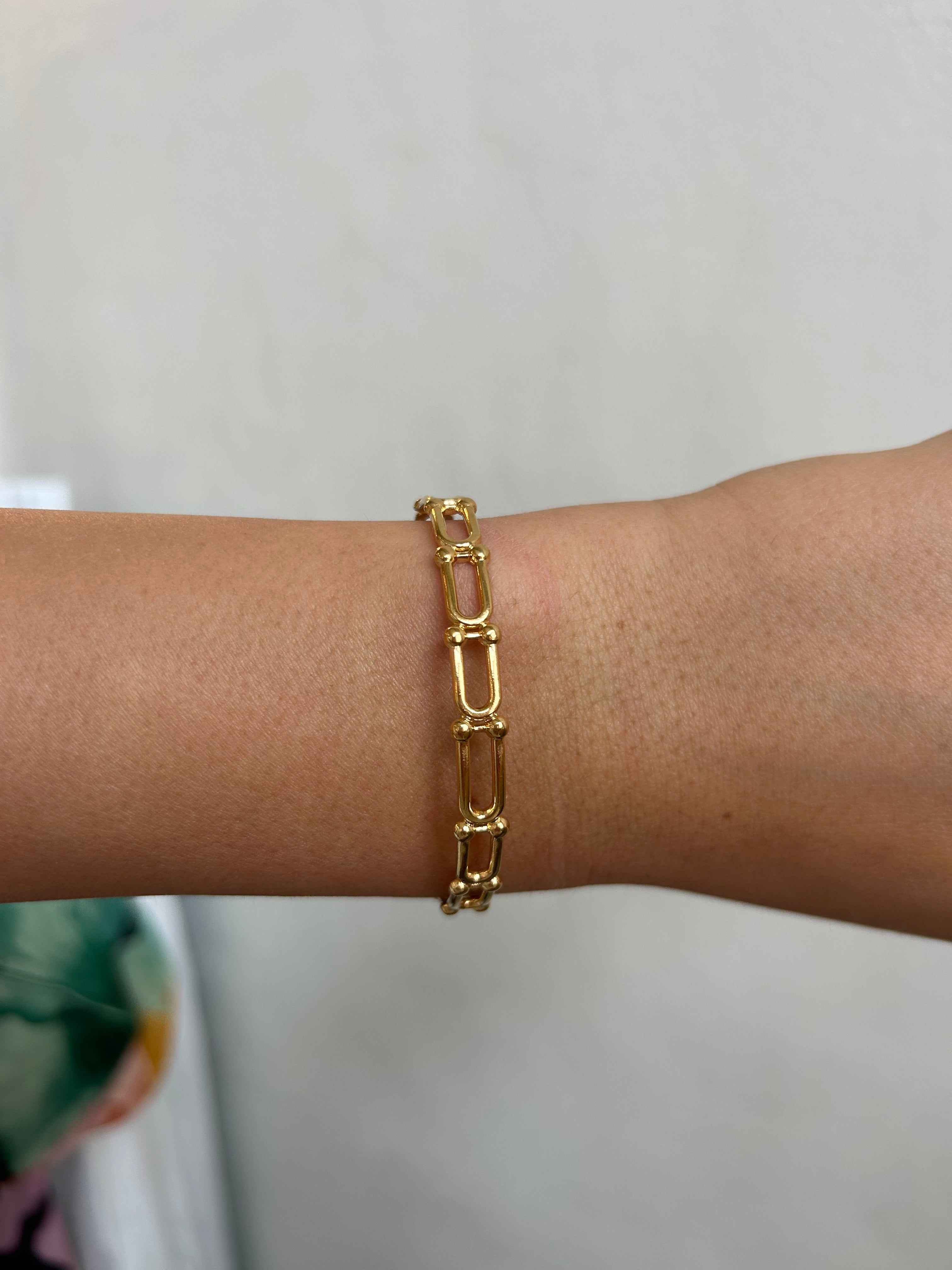 The Leah Chain Cuff- Gold
