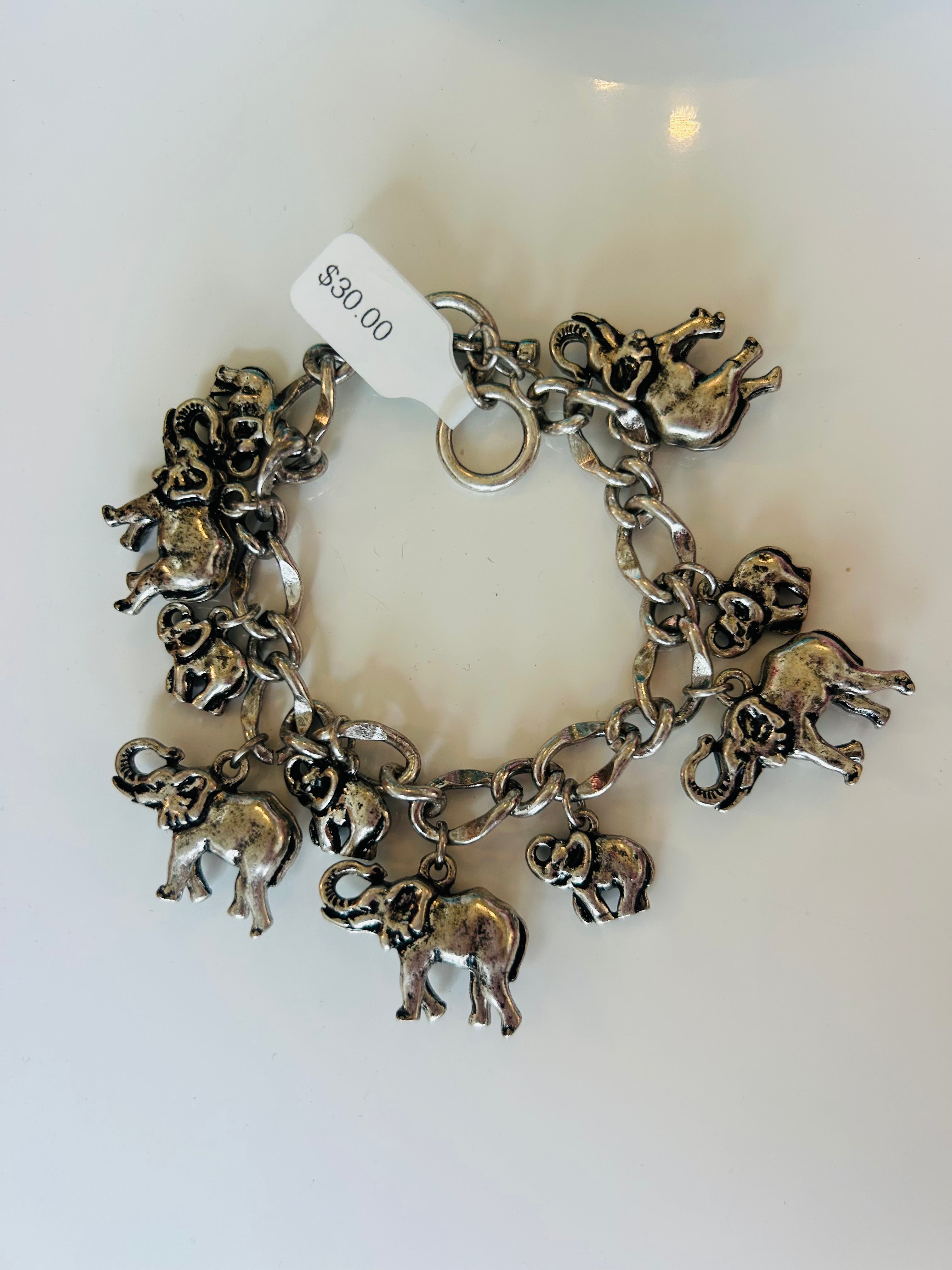 The Bama Charm Bracelet- Silver