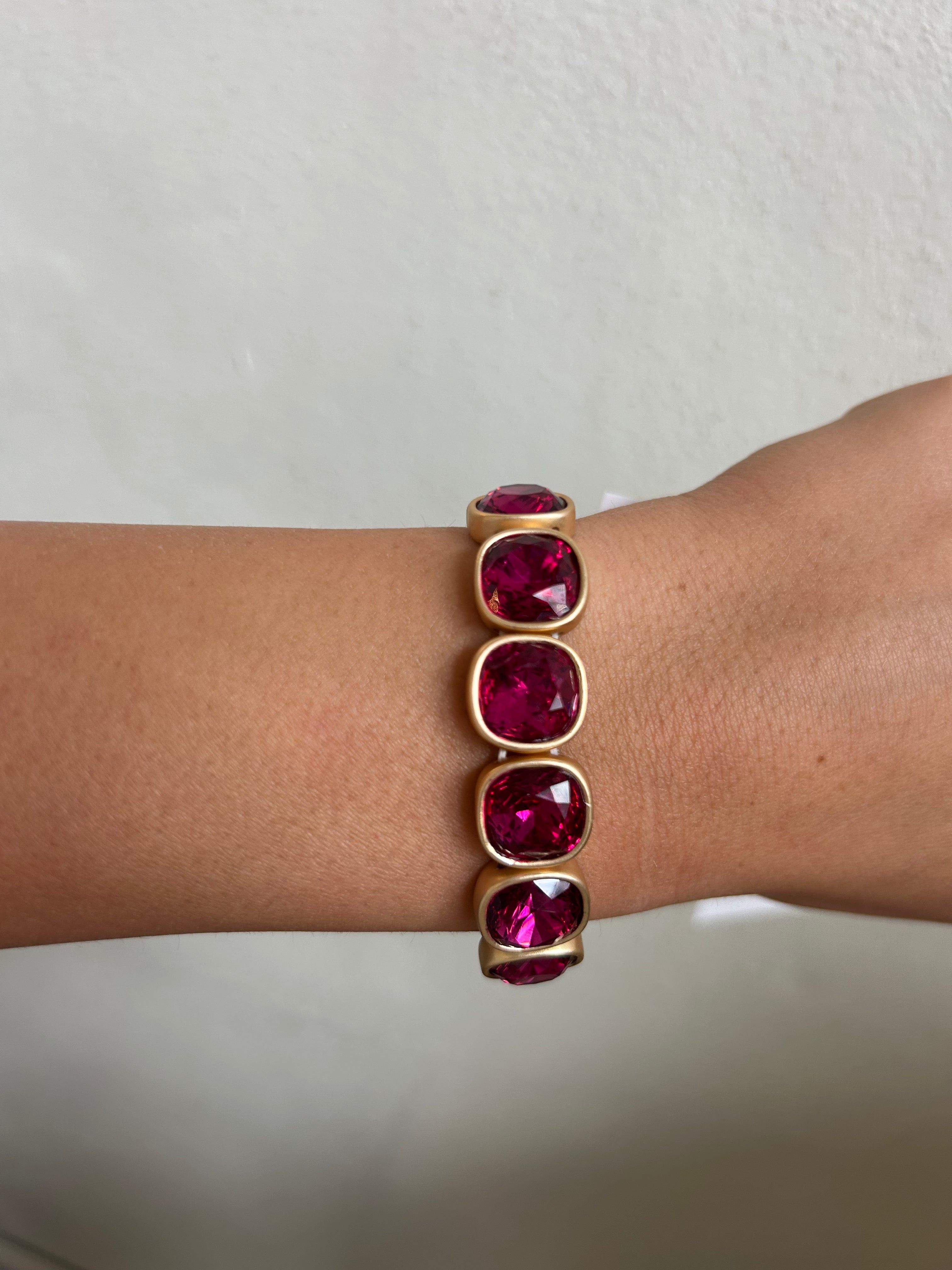 The Lux Bracelet - Fuchsia