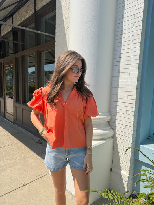 The James Top - Orange