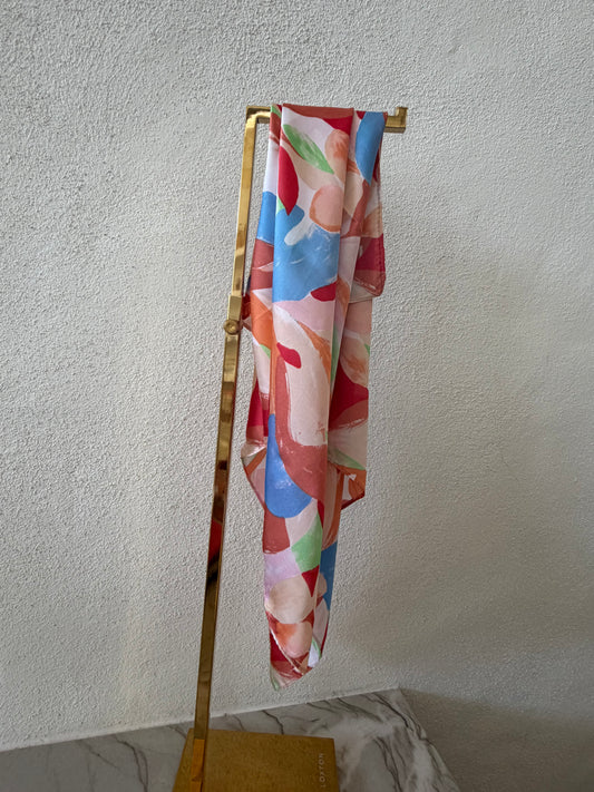 Silky Scarf - Bright Floral