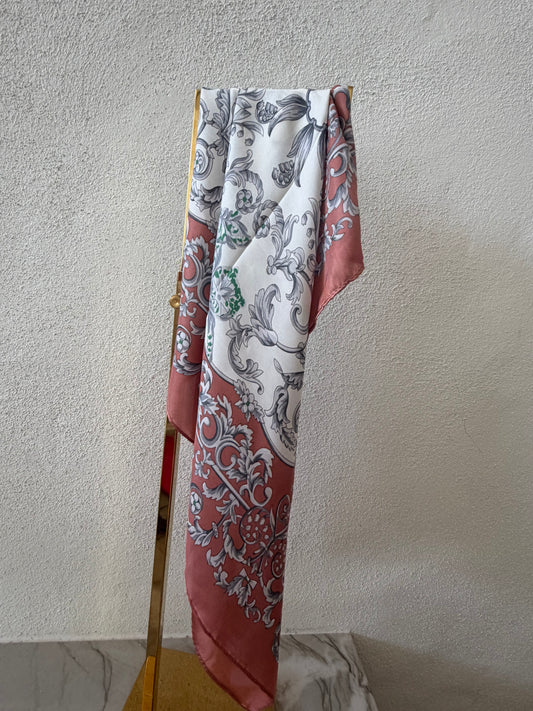 Silky Scarf - Rust
