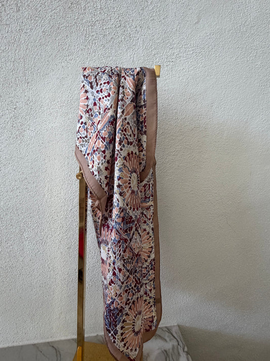 Silky Scarf - Dark Floral