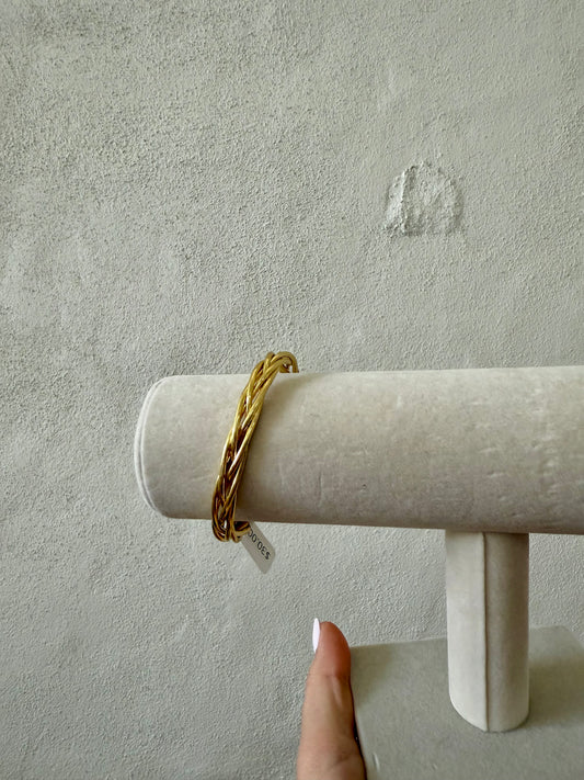 Braided Cuff - Gold