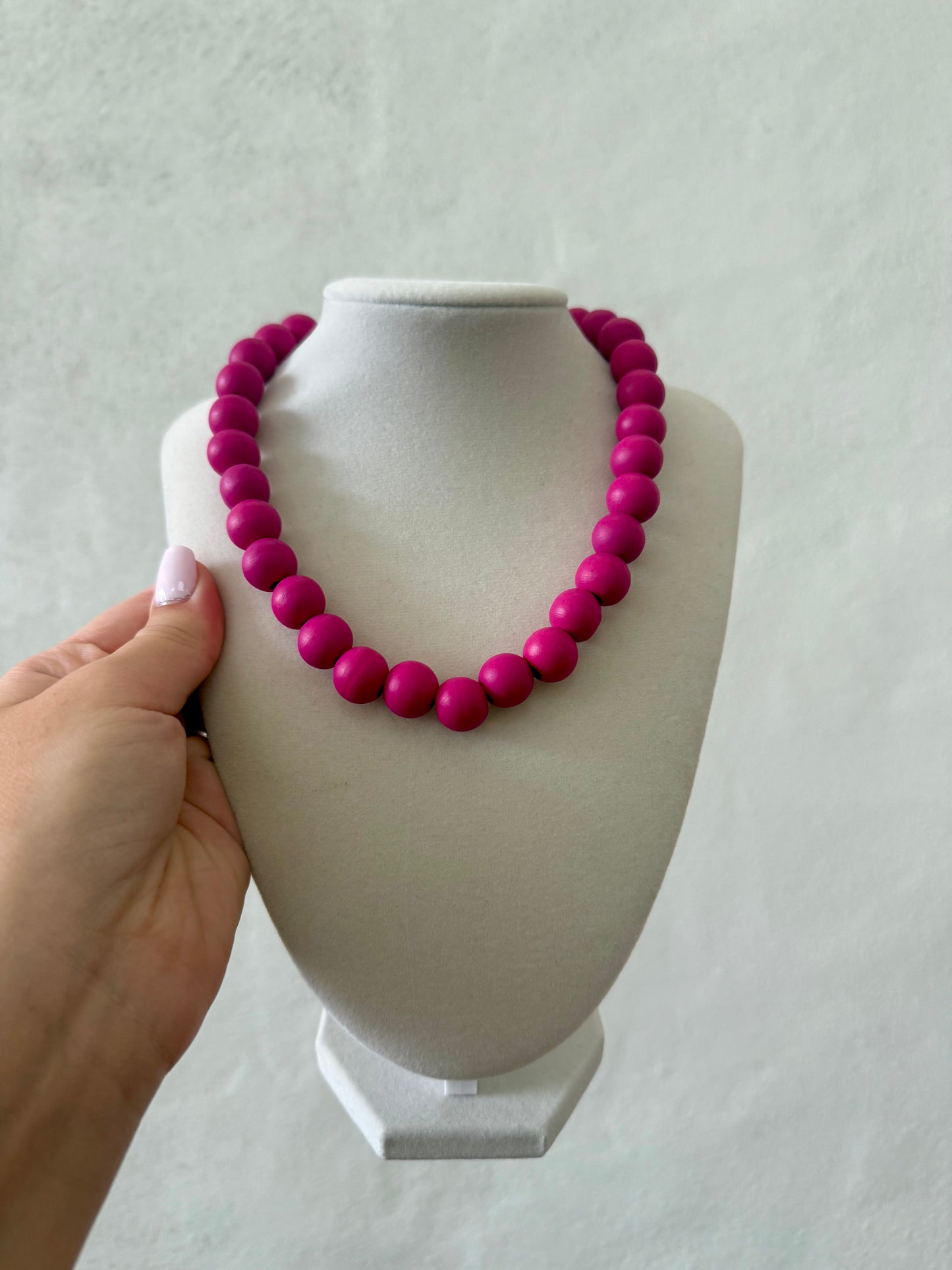 Wooden Ball Necklace