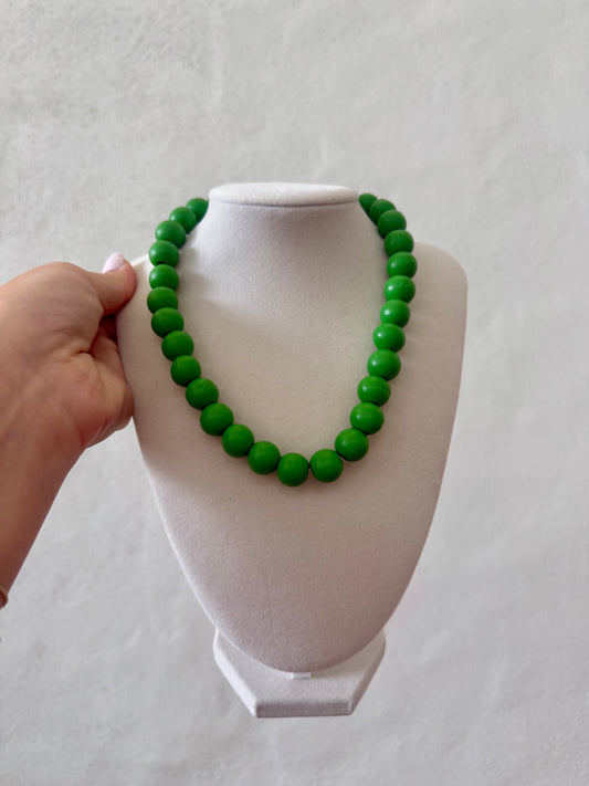 Wooden Ball Necklace