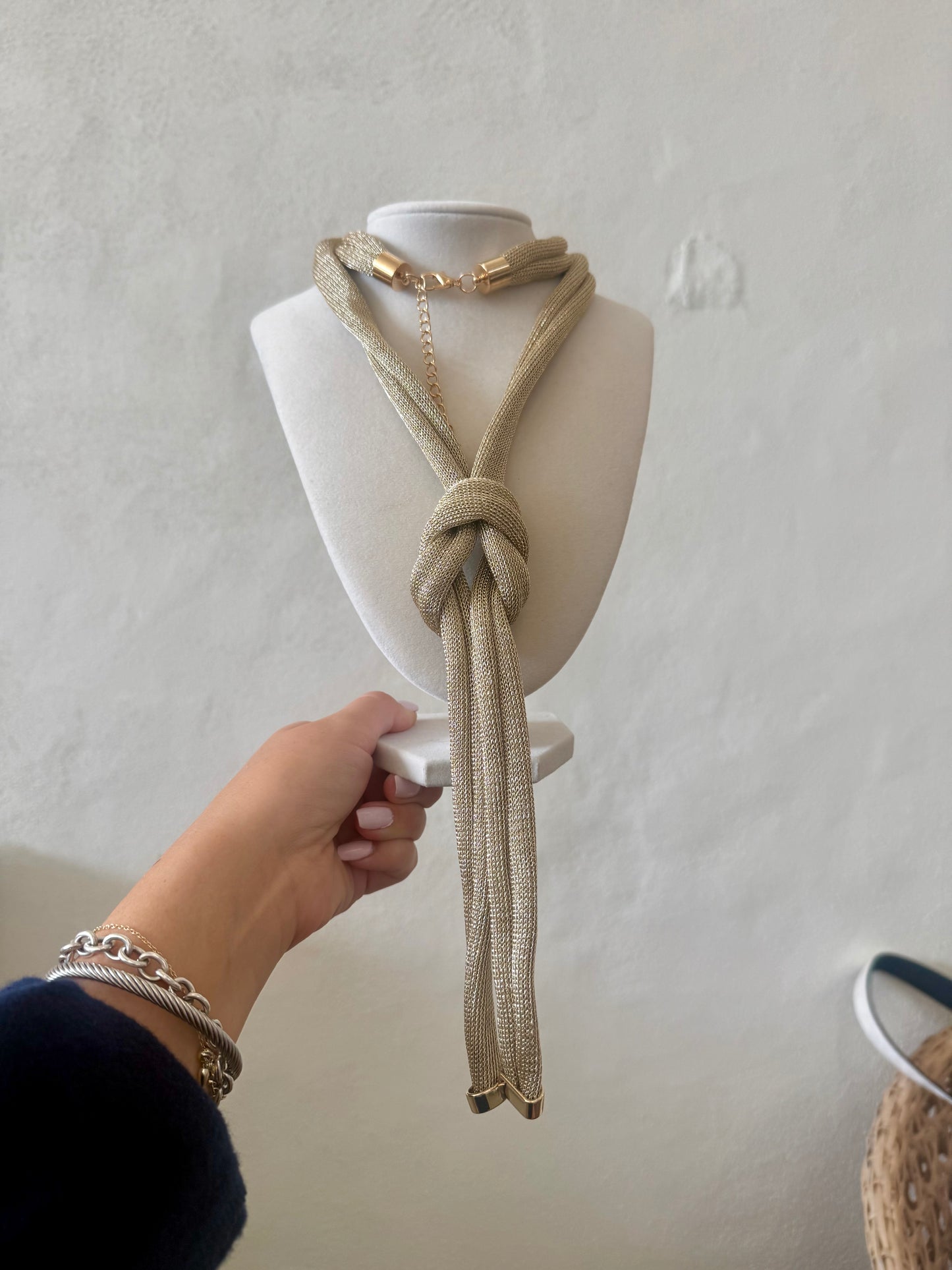 The Knotted Necklace- Gold
