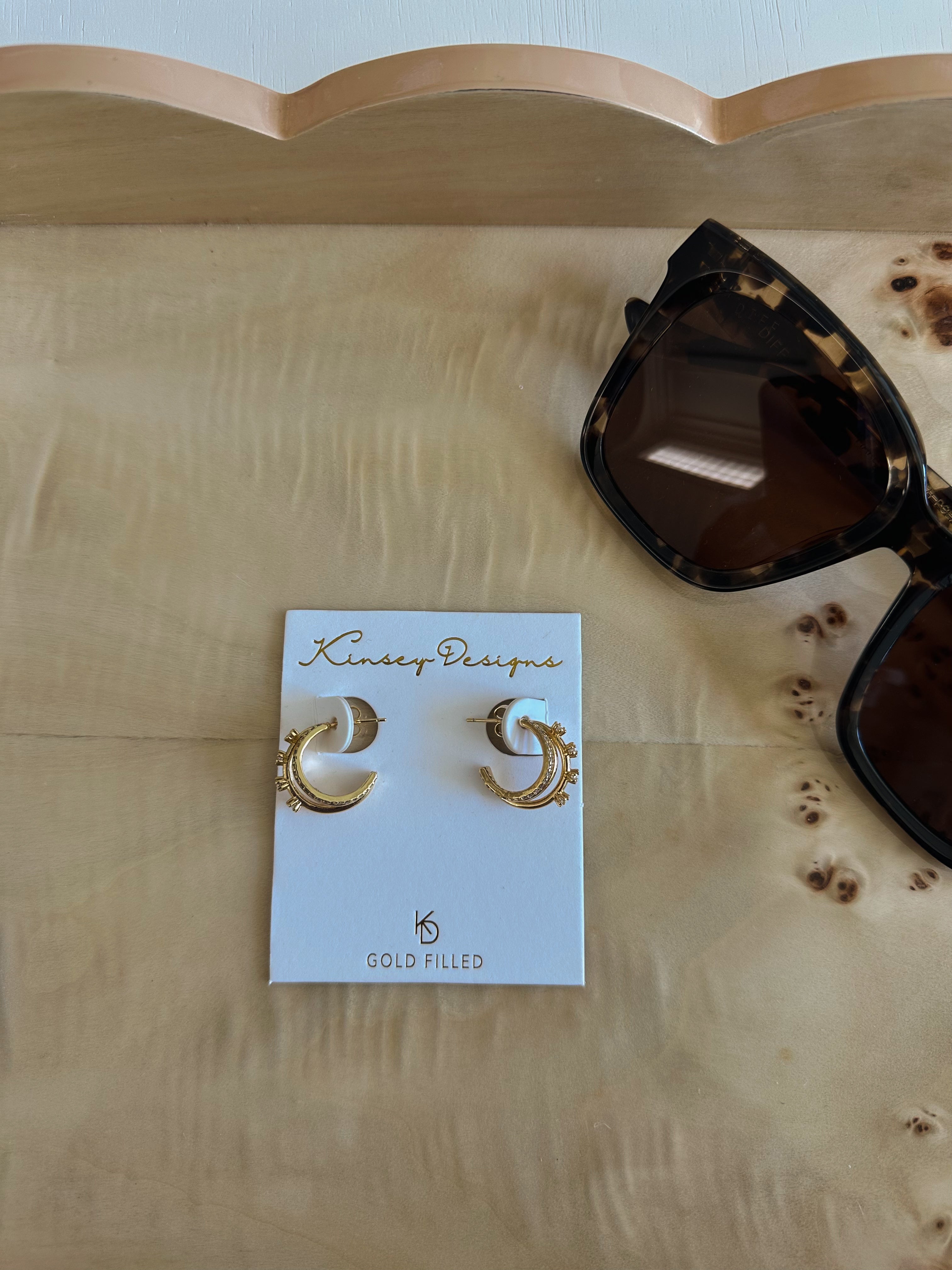 Hallie Hoop Earrings