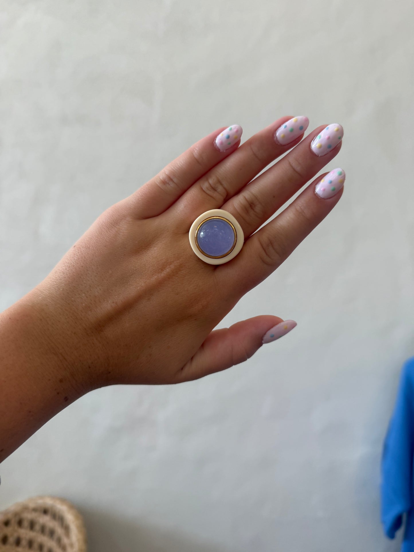 Lucas Jack Ivory Resin Lavender Quartz