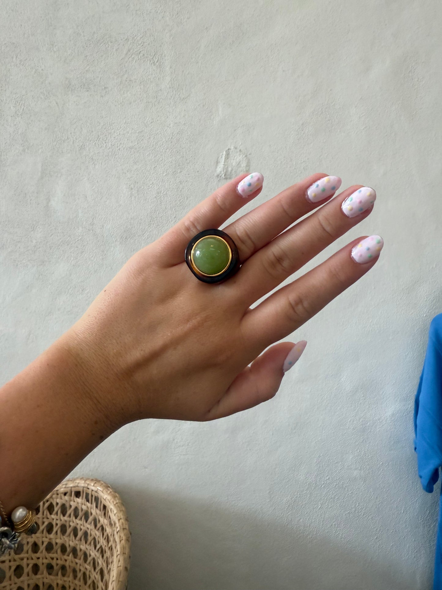 Lucas Jack Tortoise Resin Lime Quartz