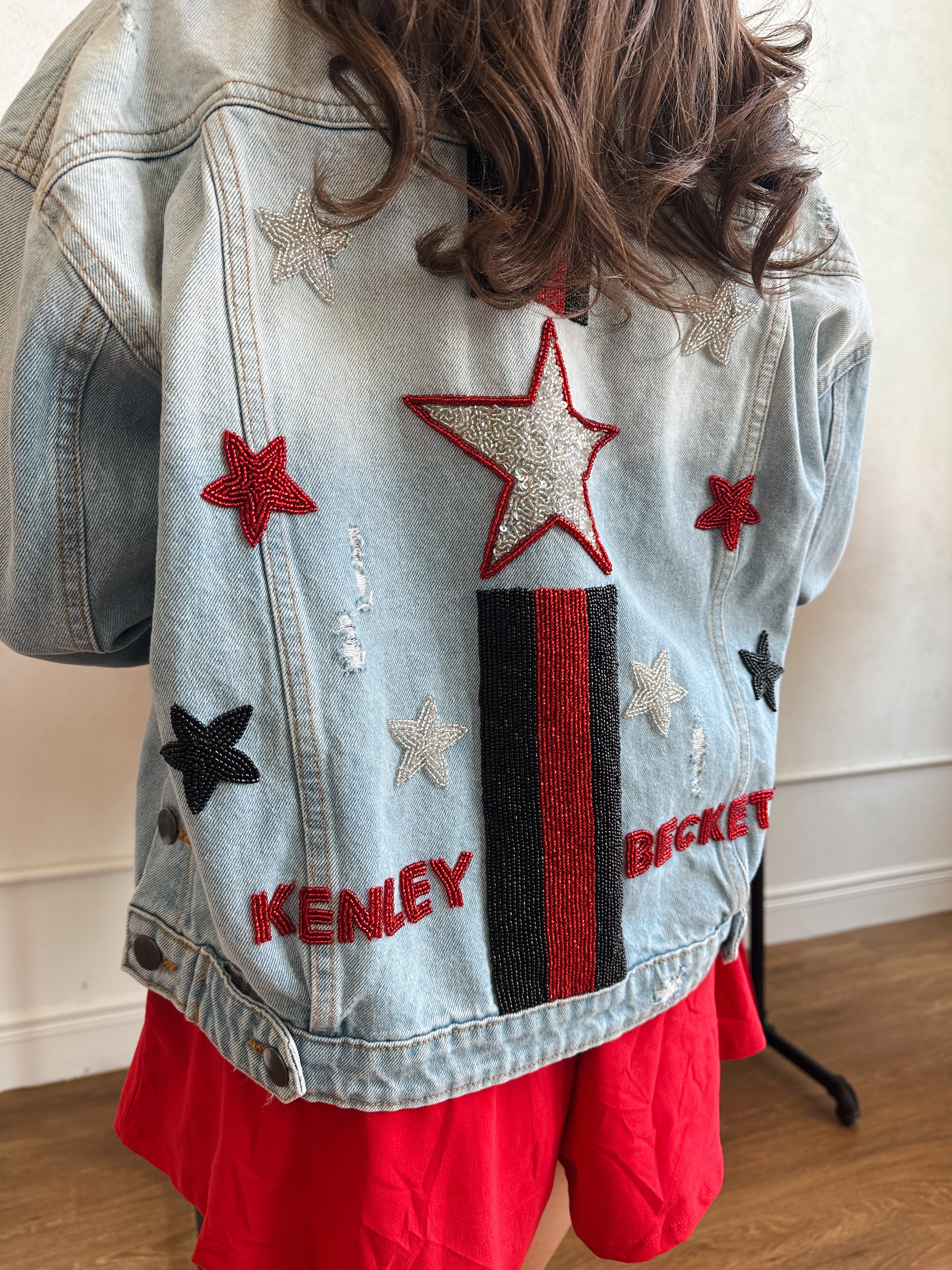 CUSTOM BEADED JACKET PREORDER