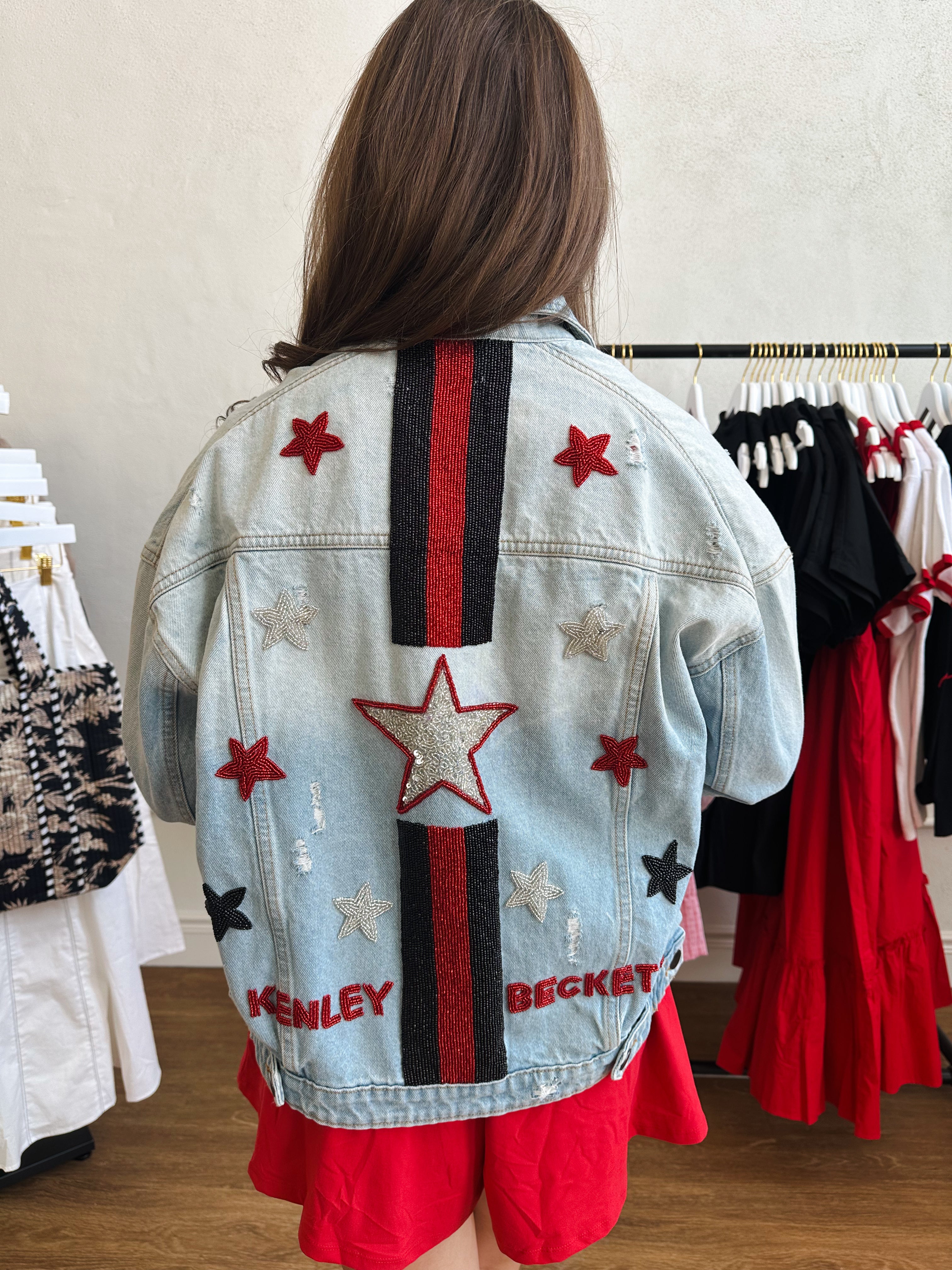 CUSTOM BEADED JACKET PREORDER
