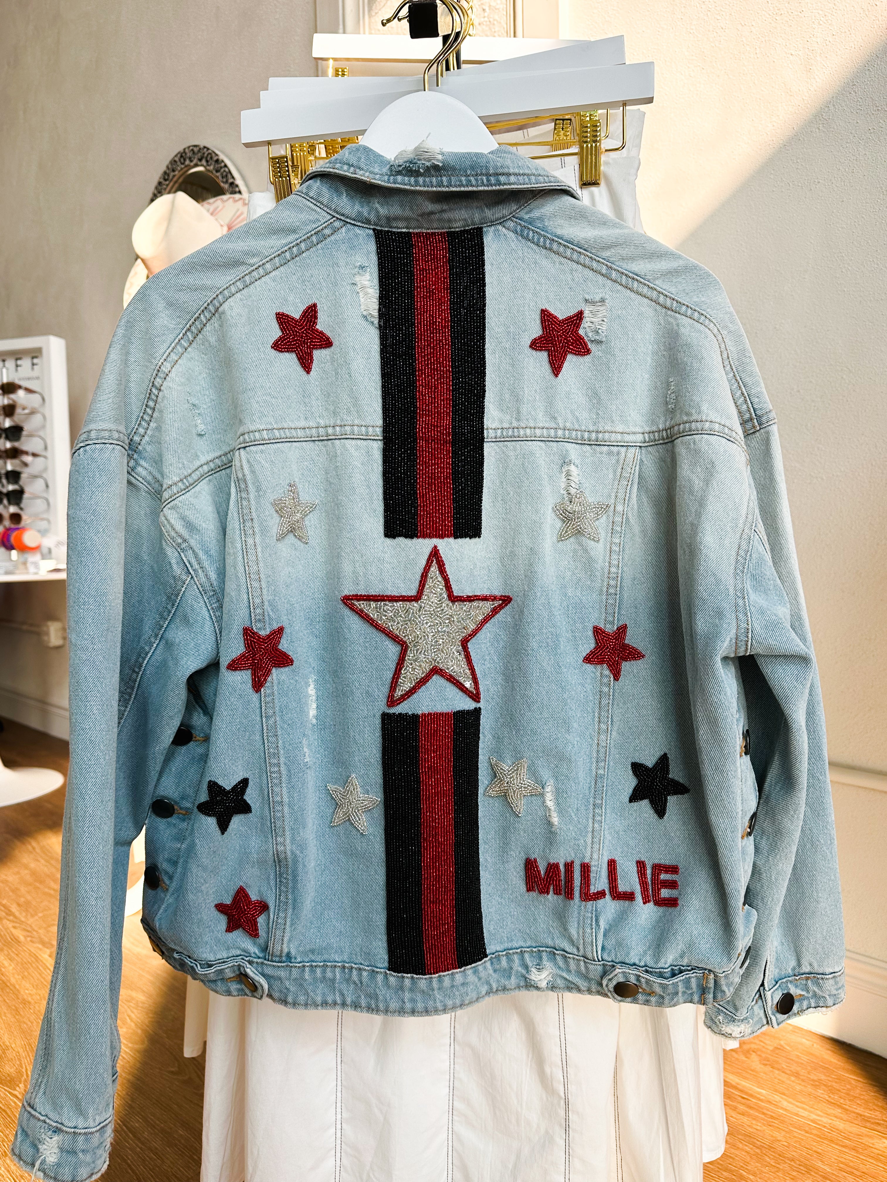 CUSTOM BEADED JACKET PREORDER