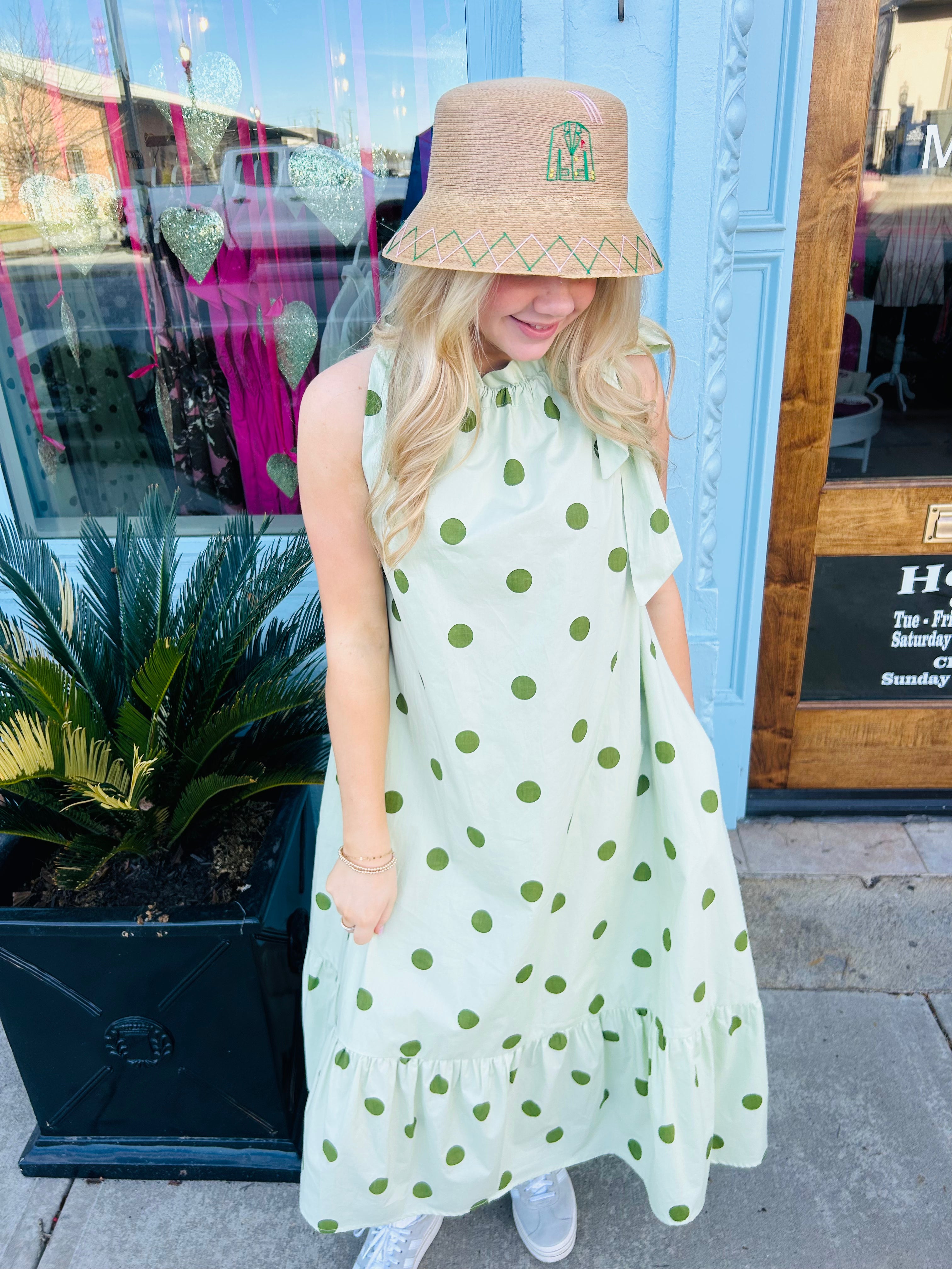 The Rowan Dress - Sage