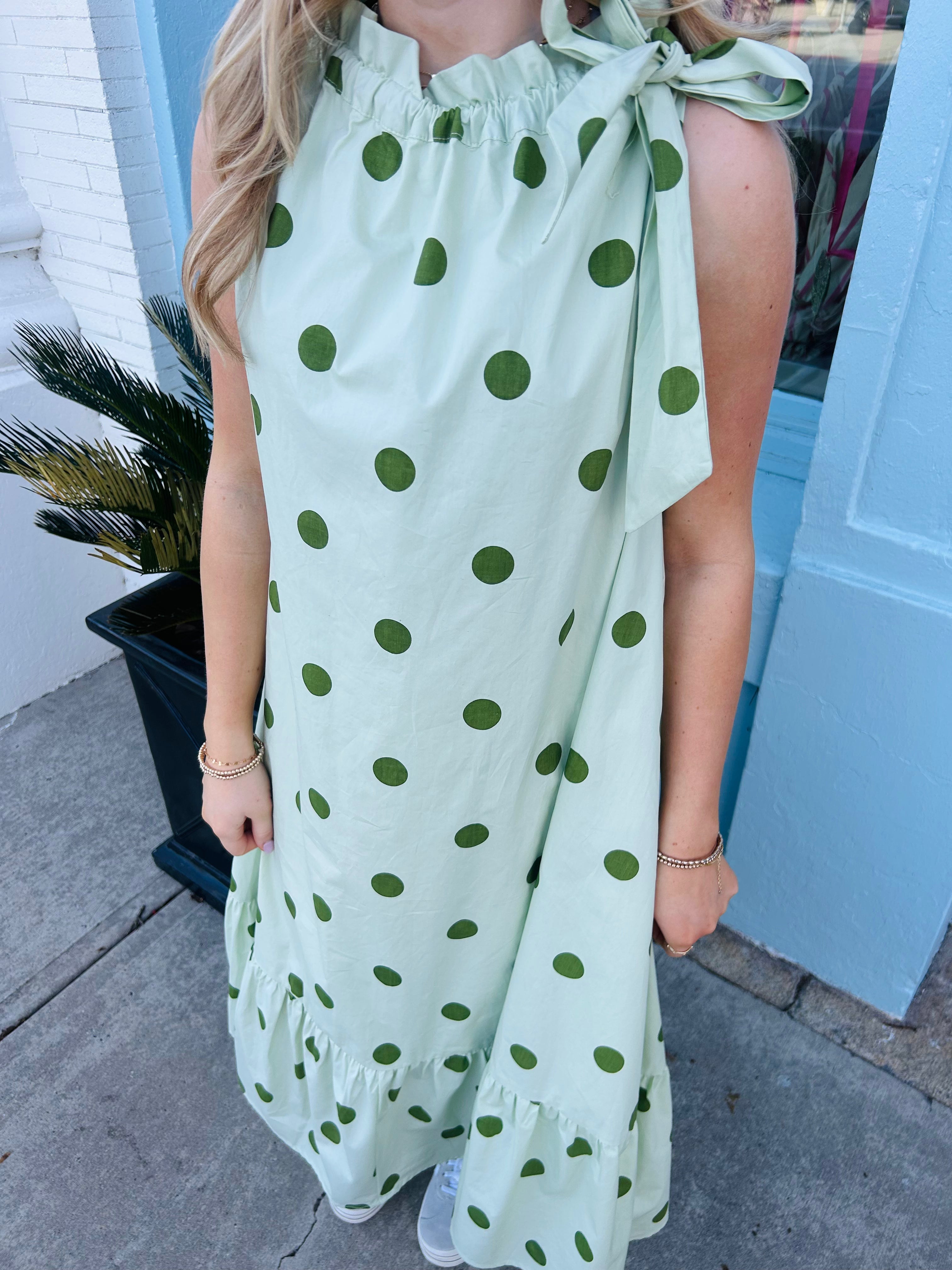 The Rowan Dress - Sage