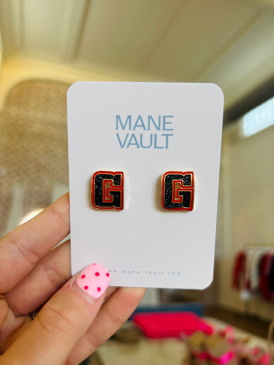 The Gameday Glitter Studs