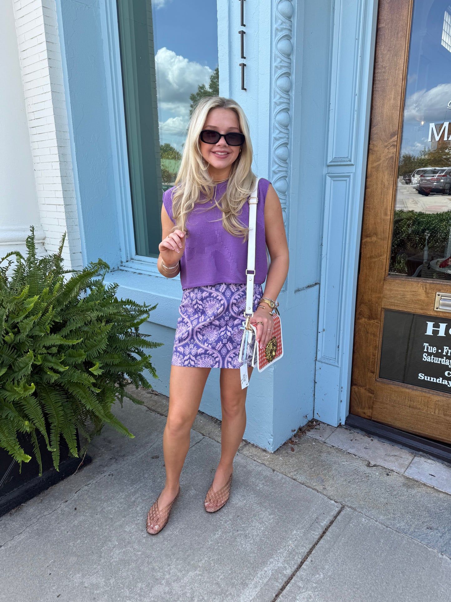 The Della Skirt - Purple
