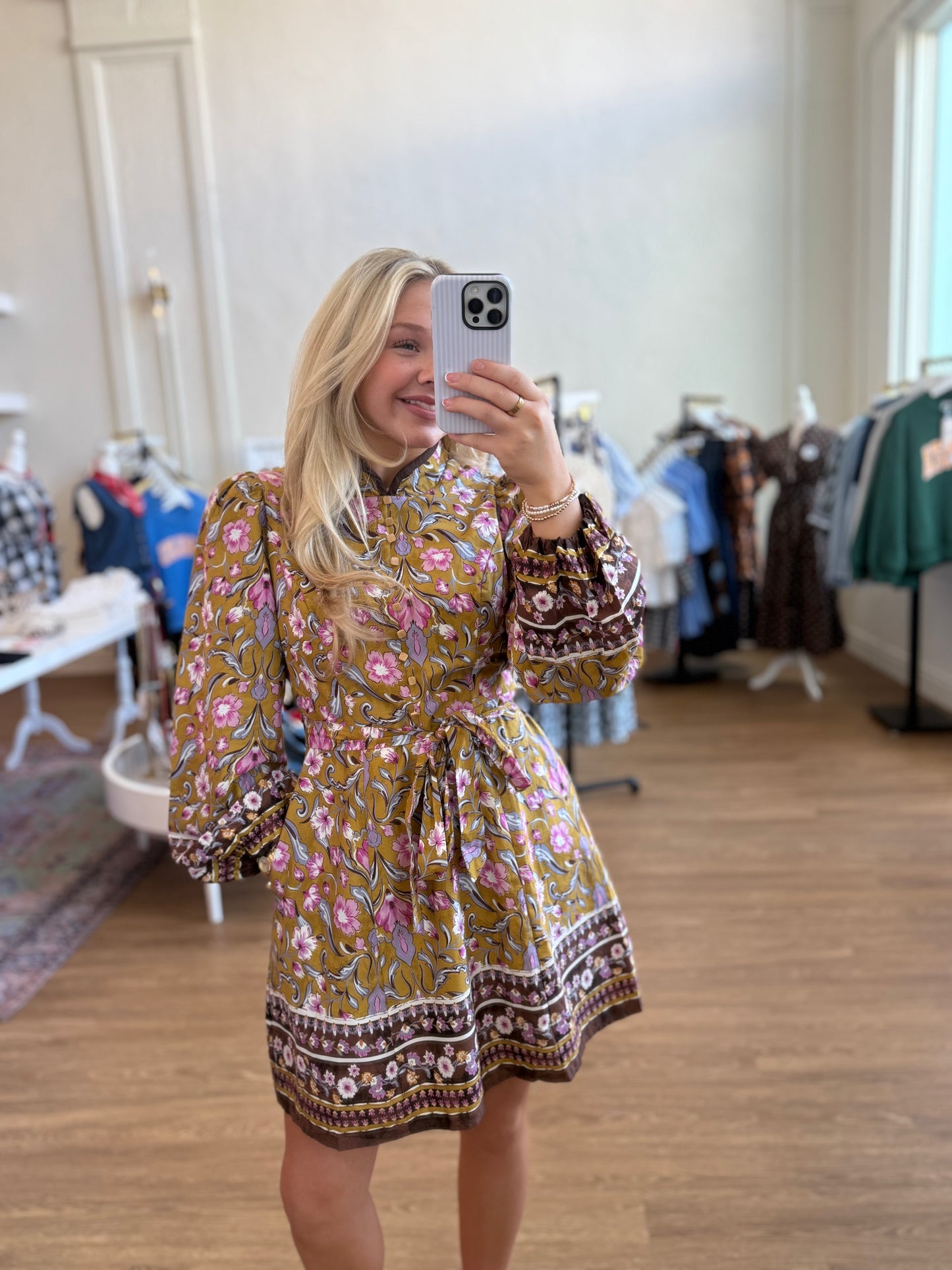 The Arden Dress - Olive