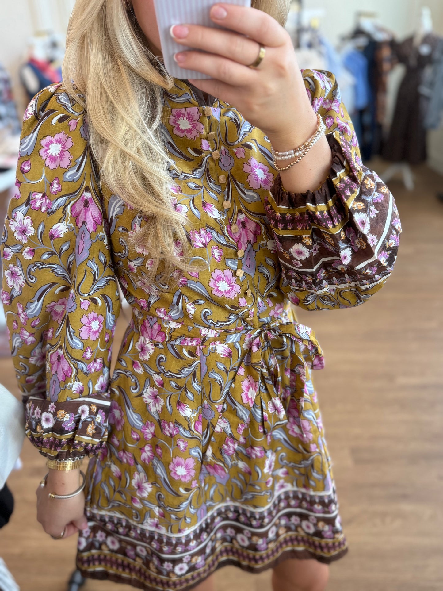 The Arden Dress - Olive