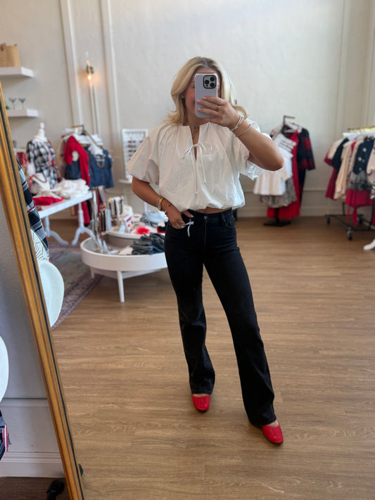 The Evie High Rise Slim Boot Cut Jeans