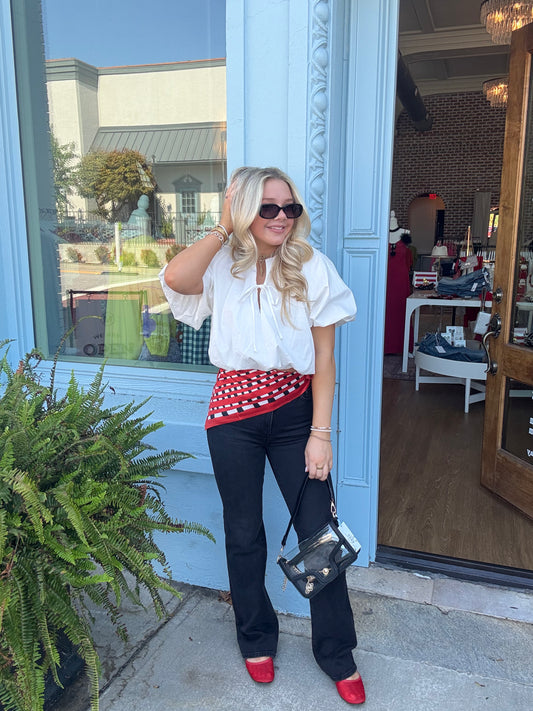 The Evie High Rise Slim Boot Cut Jeans