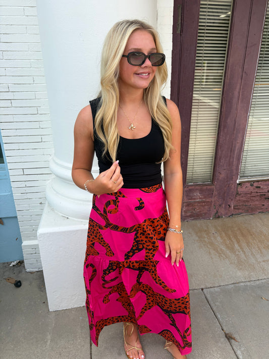 The Cove Skirt - Leopard