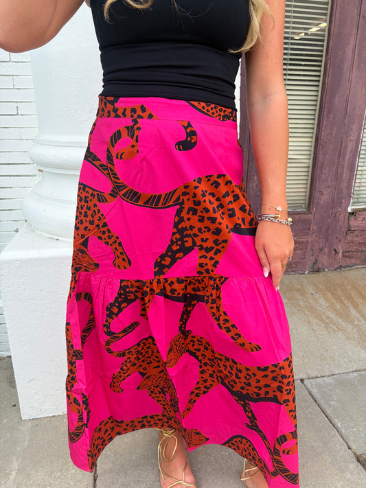 The Cove Skirt - Leopard