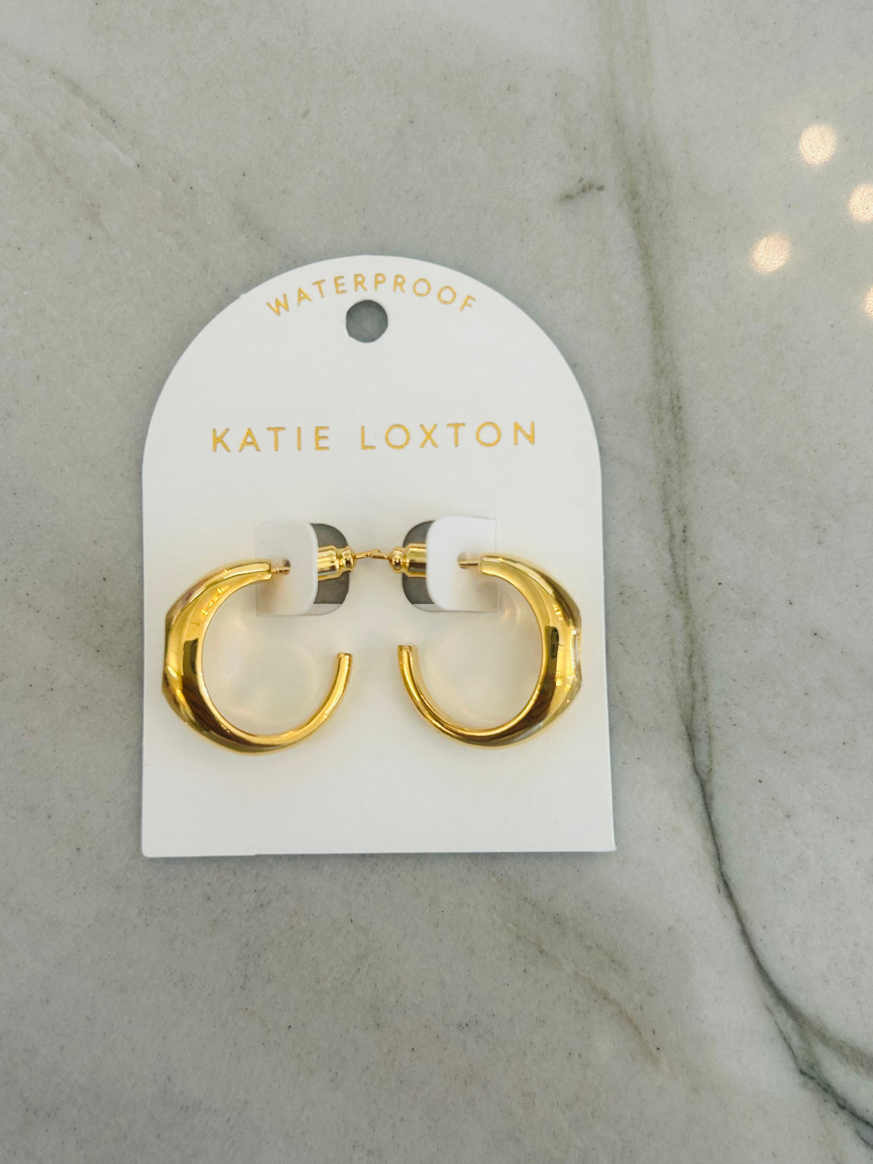 The Ayla Hoop Earrings- Gold