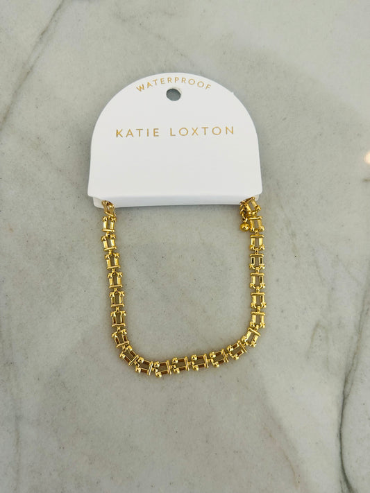 The Grecian Link Bracelet- Gold