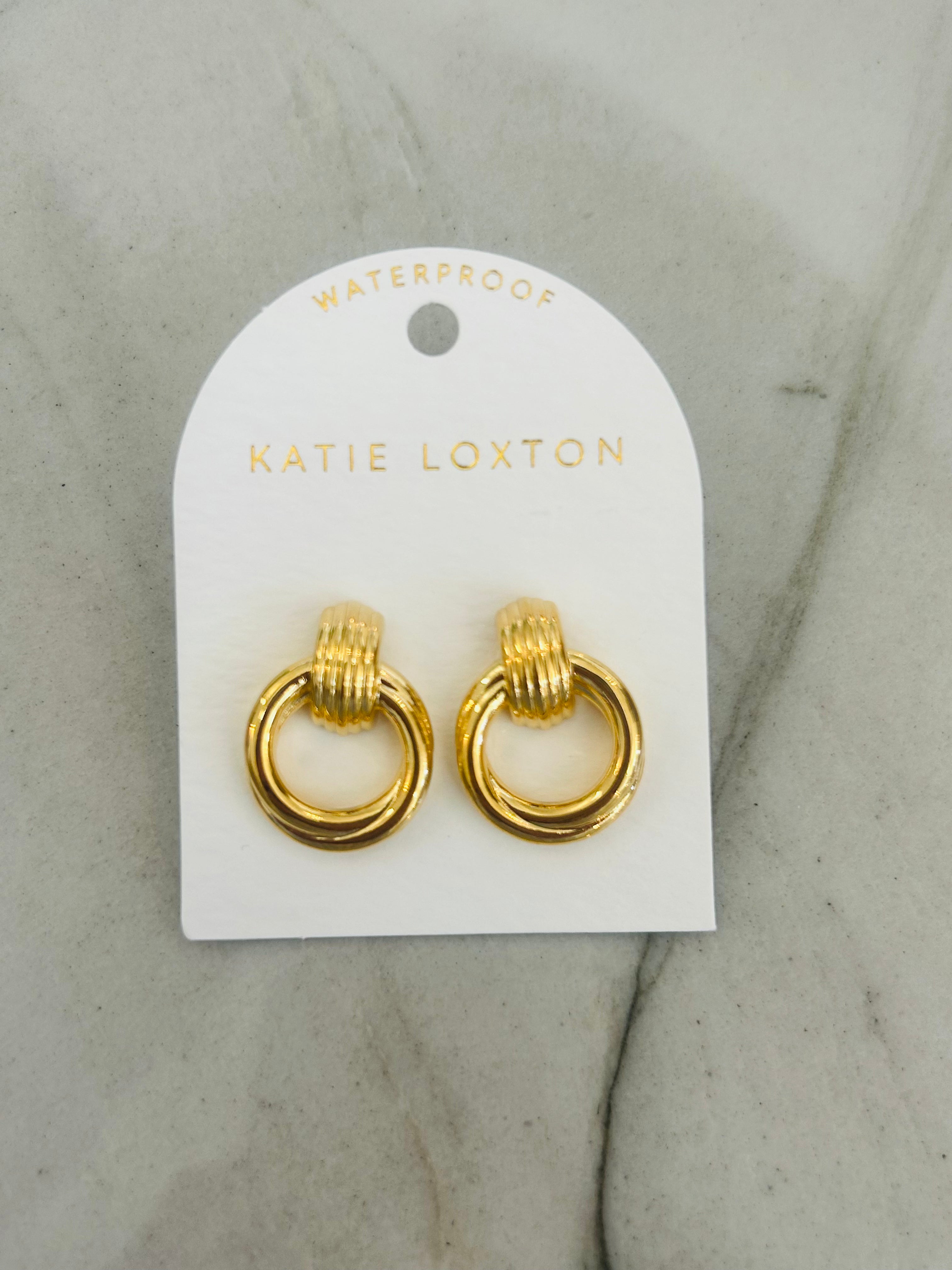 The Demi Stud Earrings- Gold