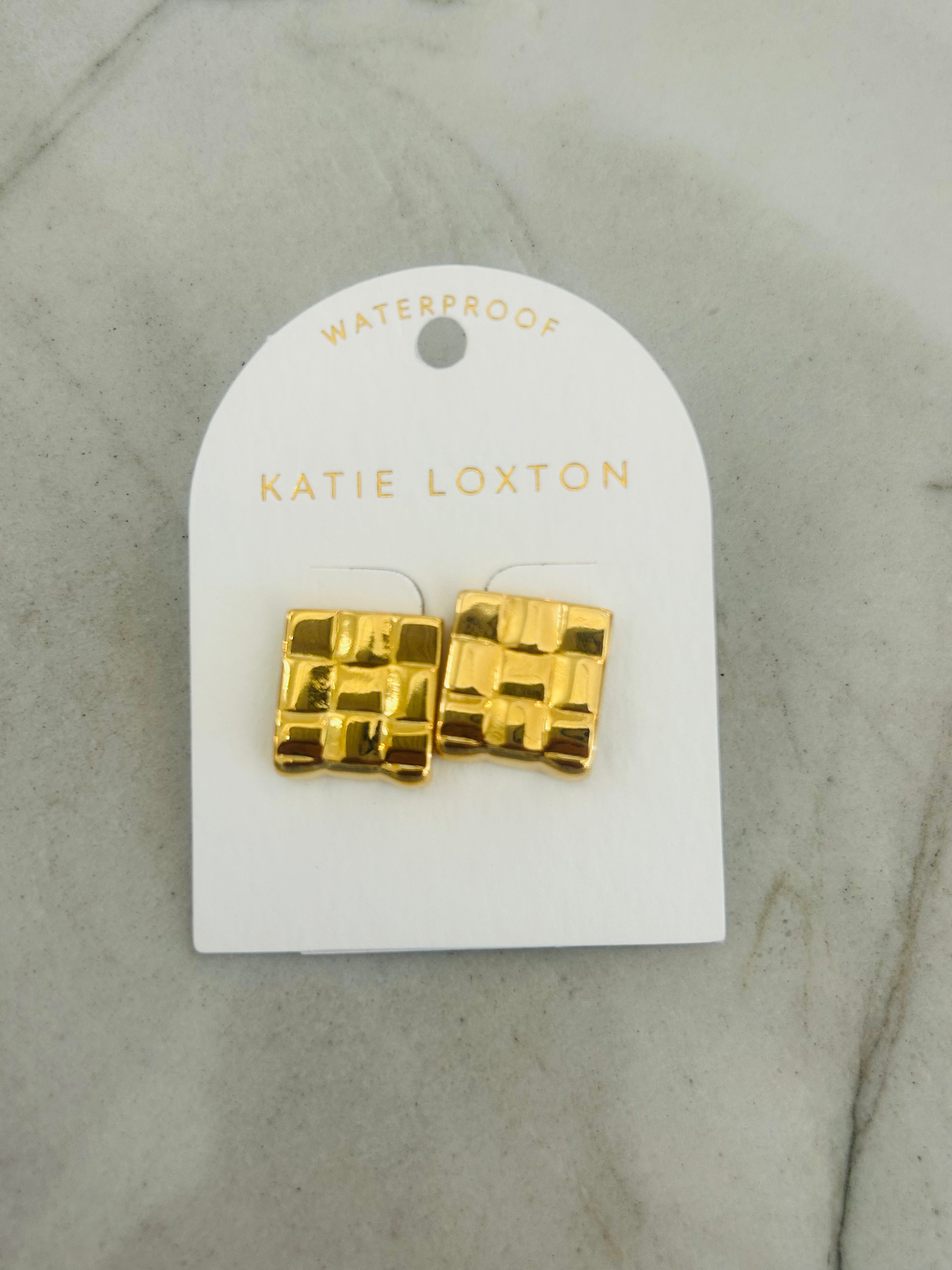 The Taya Stud Earrings- Gold