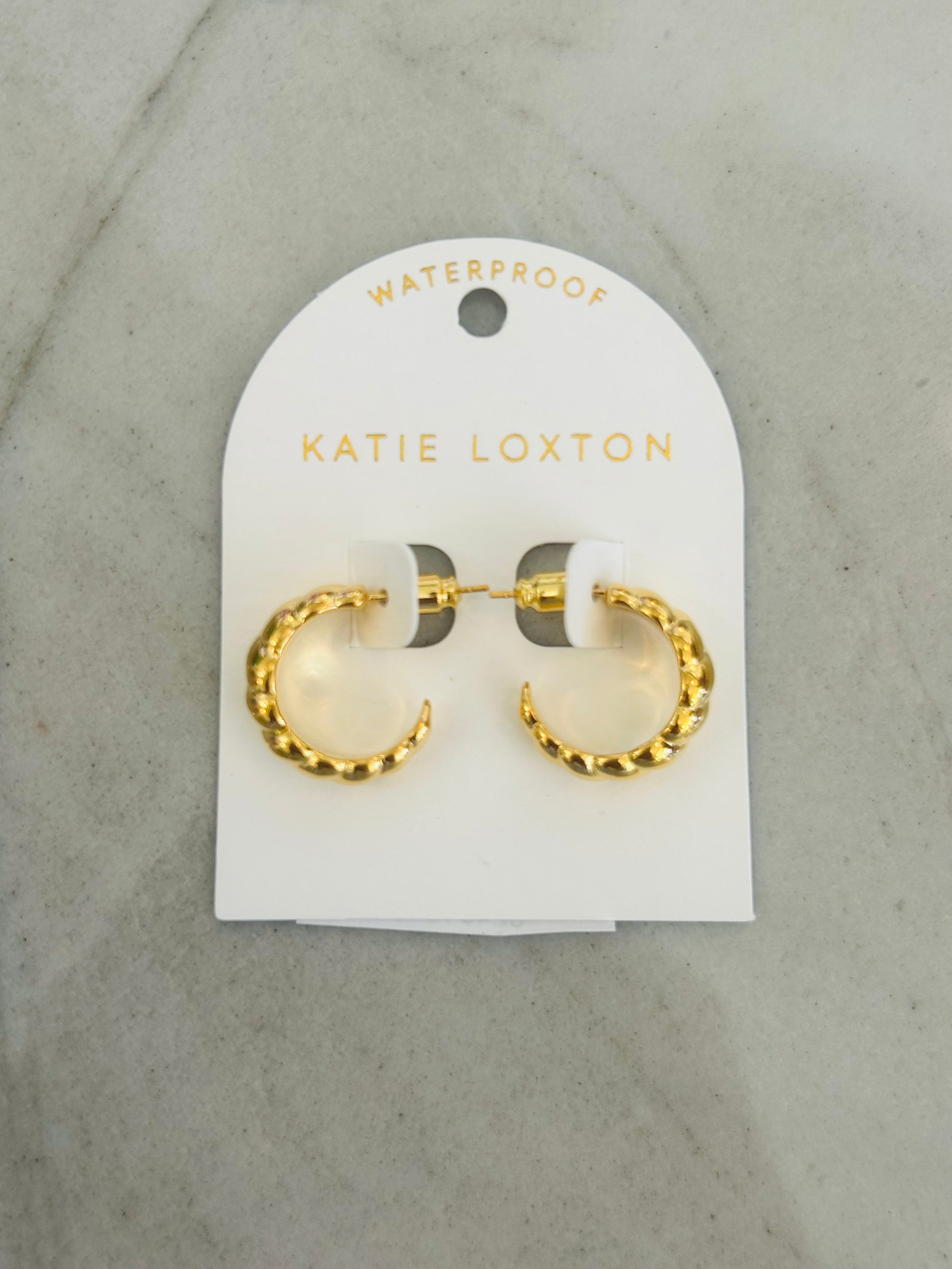 The Harper Twist Hoop Earrings- Gold