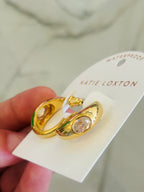 The Ayla Hoop Earrings- Gold