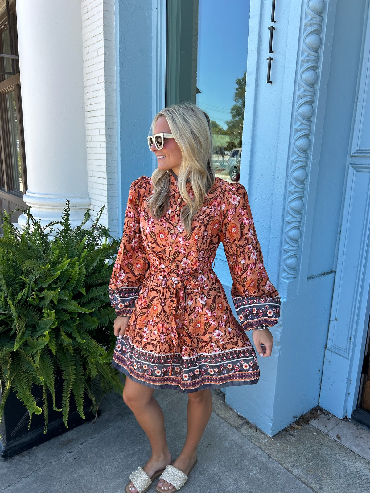 The Arden Dress - Salmon