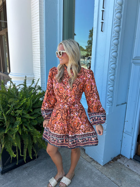 The Arden Dress - Salmon