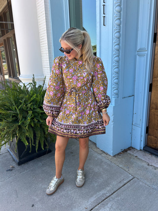 The Arden Dress - Olive