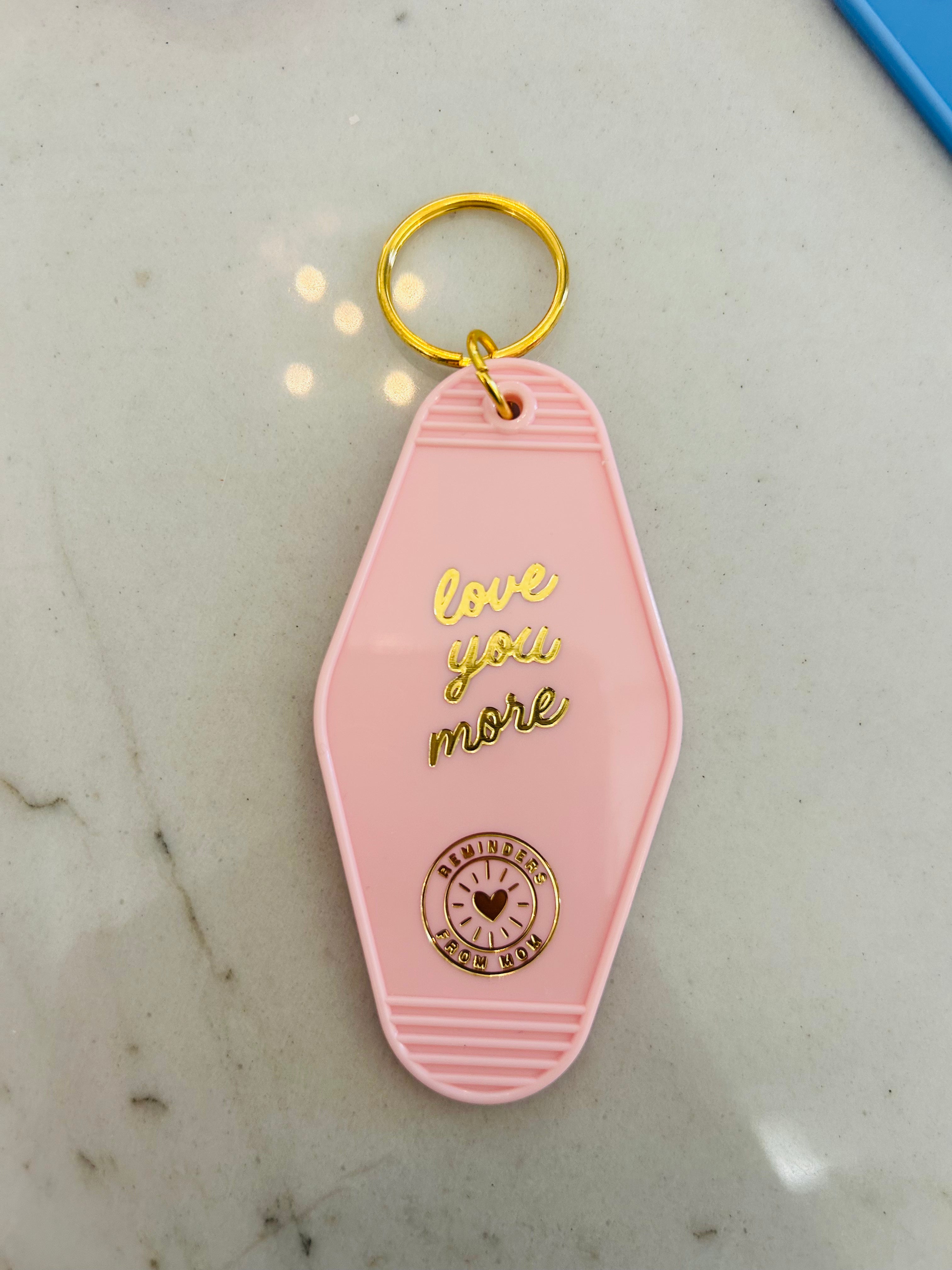 Love You More Key Chain