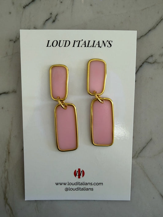 Loud Italian - Double Pink Rectangles