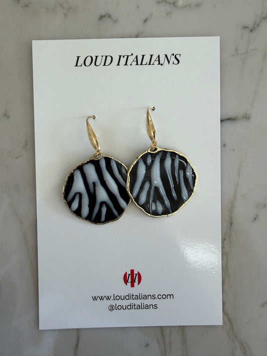 Loud Italian - Animal Print Black/White