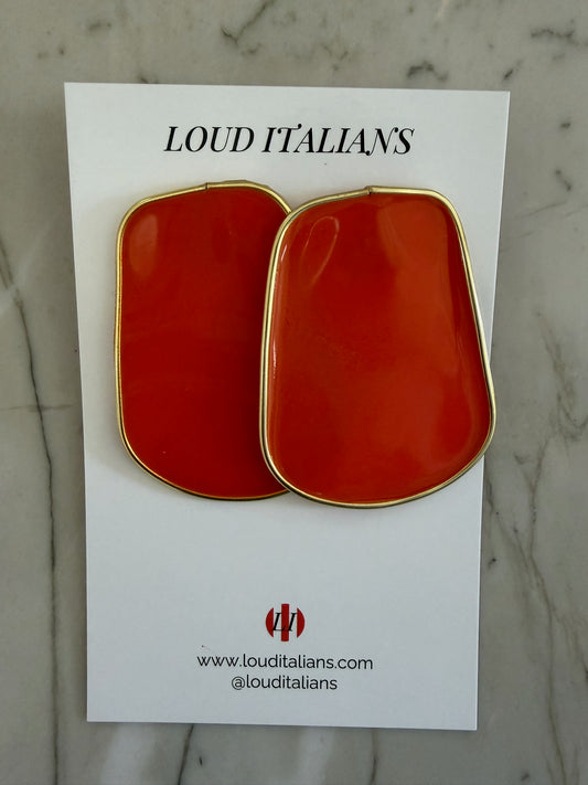 Loud Italian - Gold Orange Trapezoid