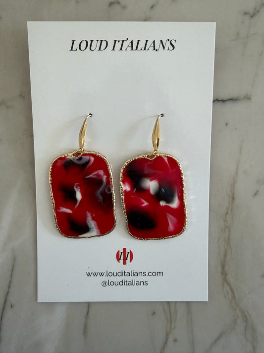 Loud Italian - Gold Red/Black Marble
