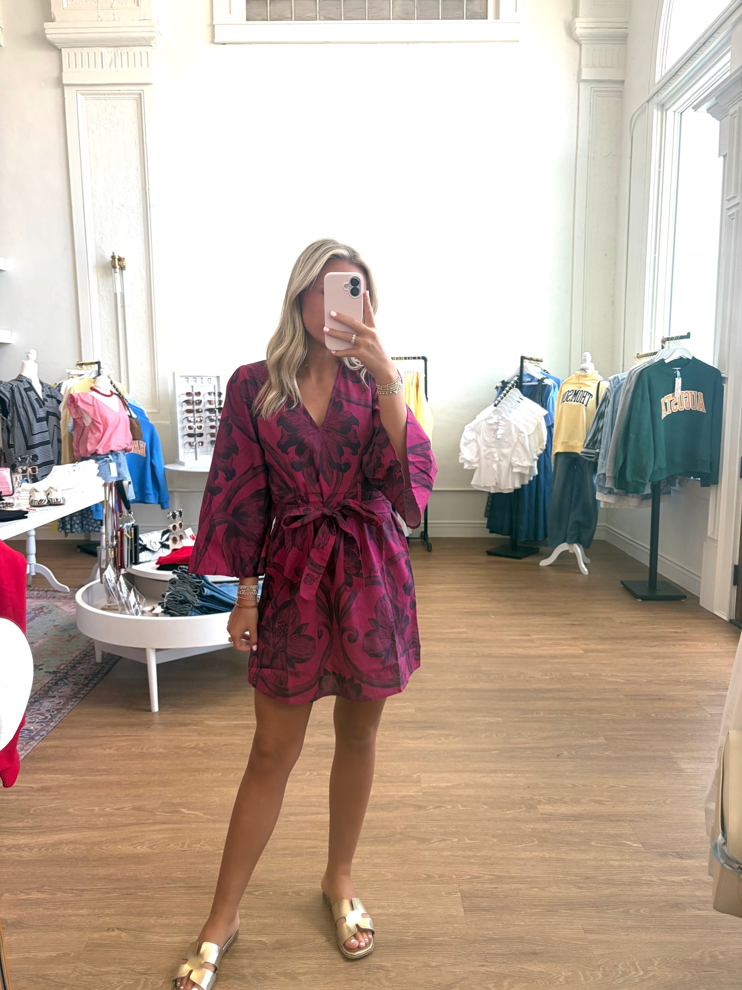 The Kennedy Dress - Rosemore Mulberry