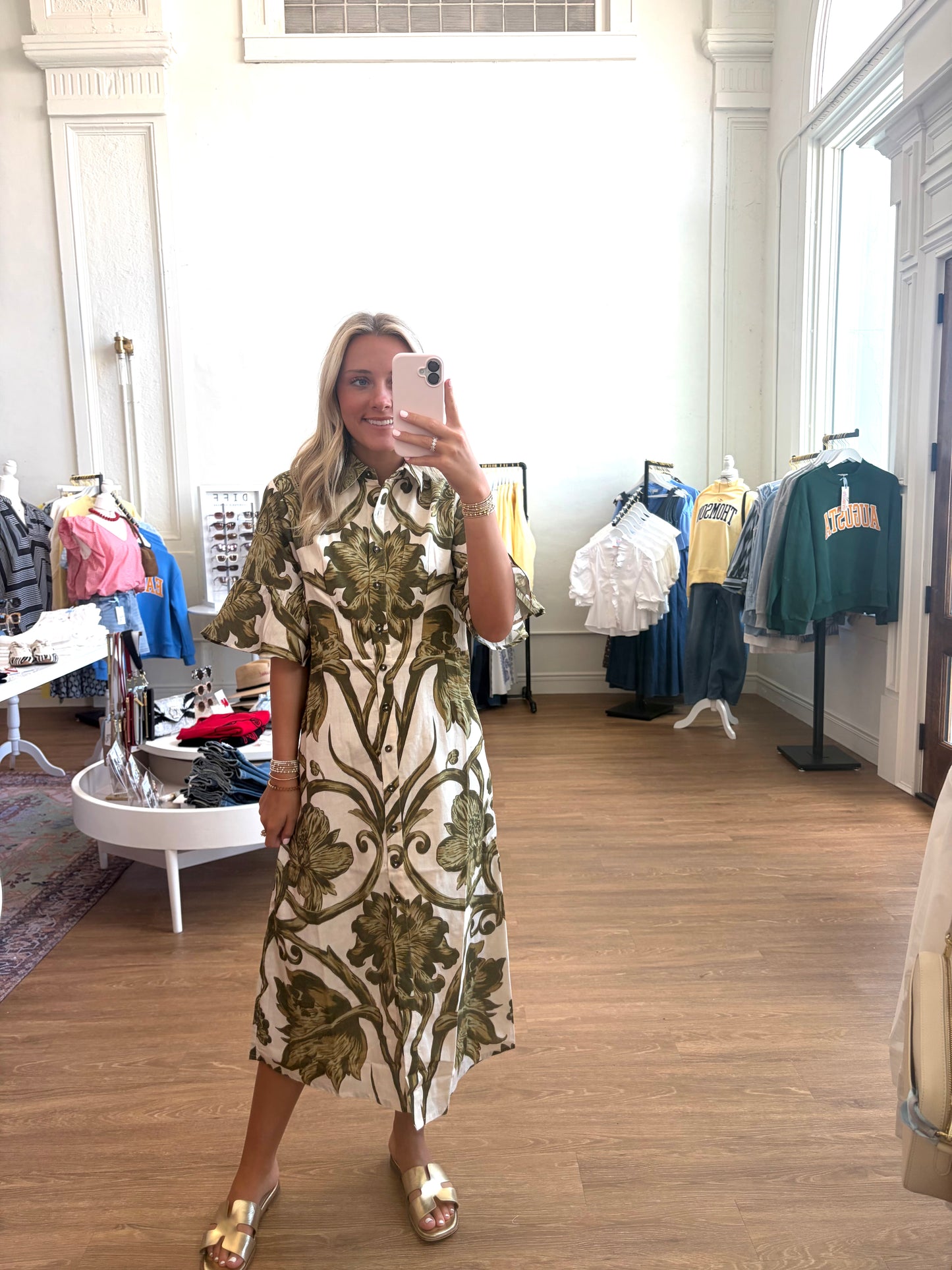 The Brooke Dress - Rosemore Olive