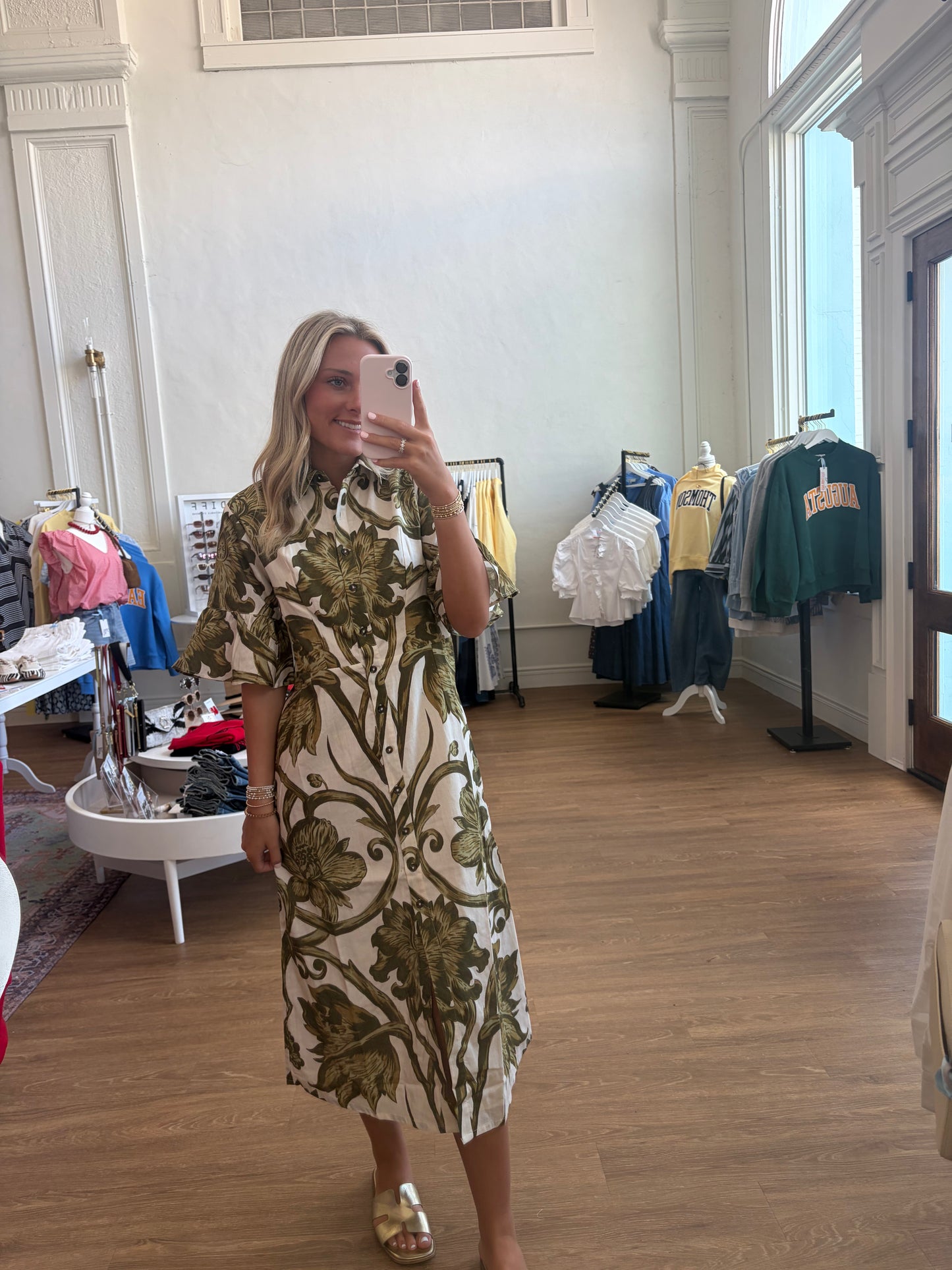 The Brooke Dress - Rosemore Olive