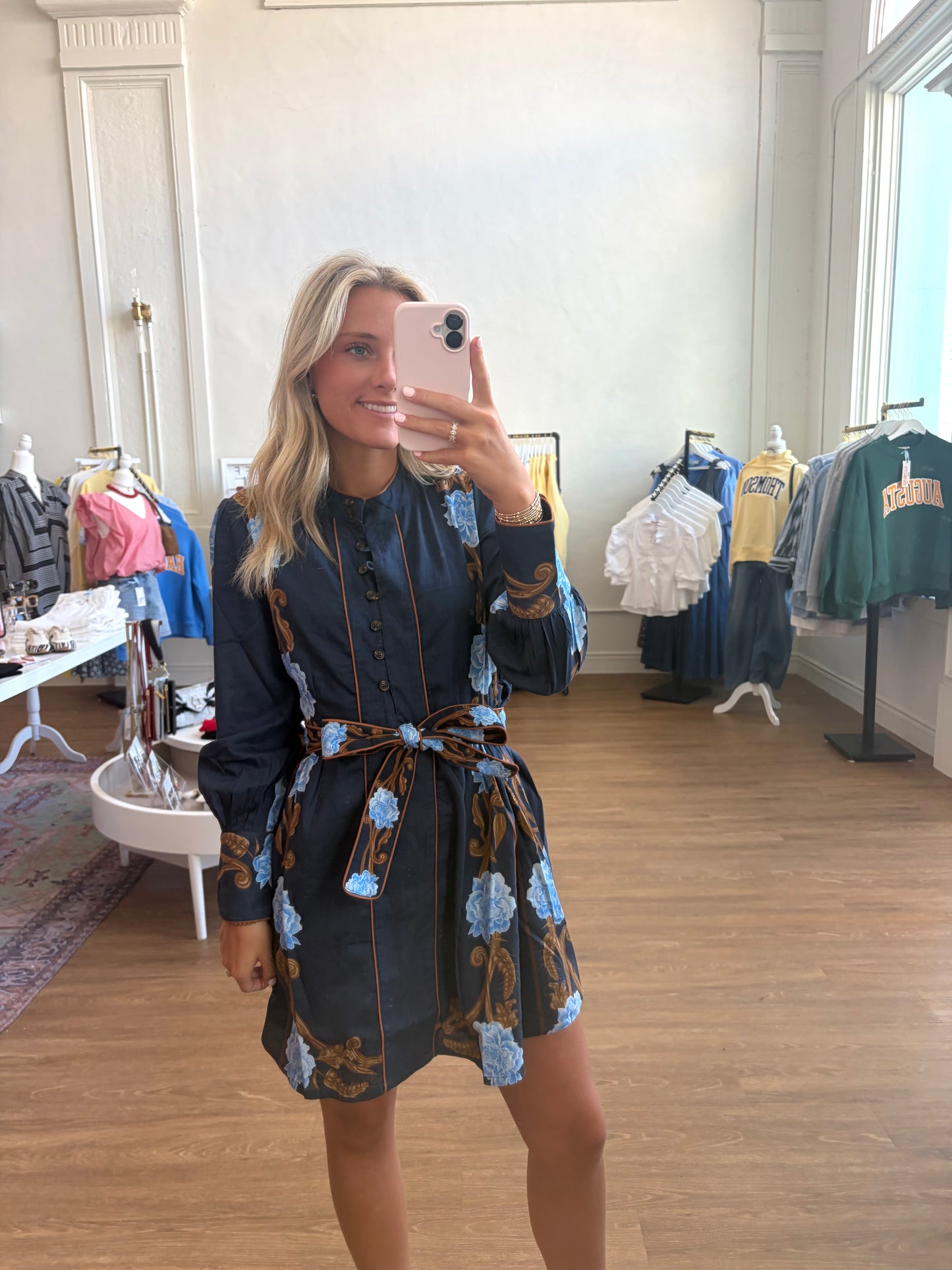 The Nella Dress - Harvest Navy
