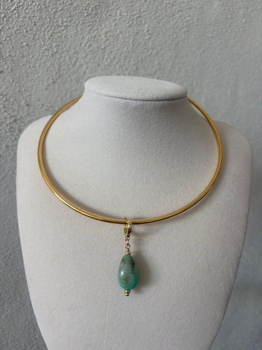 Knotty Bling - Chrysoprase Stone